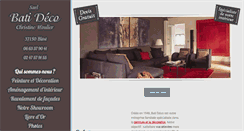 Desktop Screenshot of batideco-peinture.fr